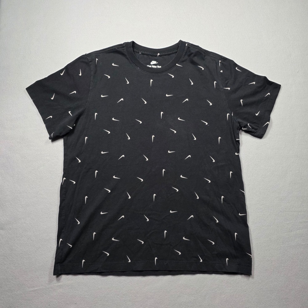 Nike Sportswear All Over Swoosh Print Tee - Men's Large